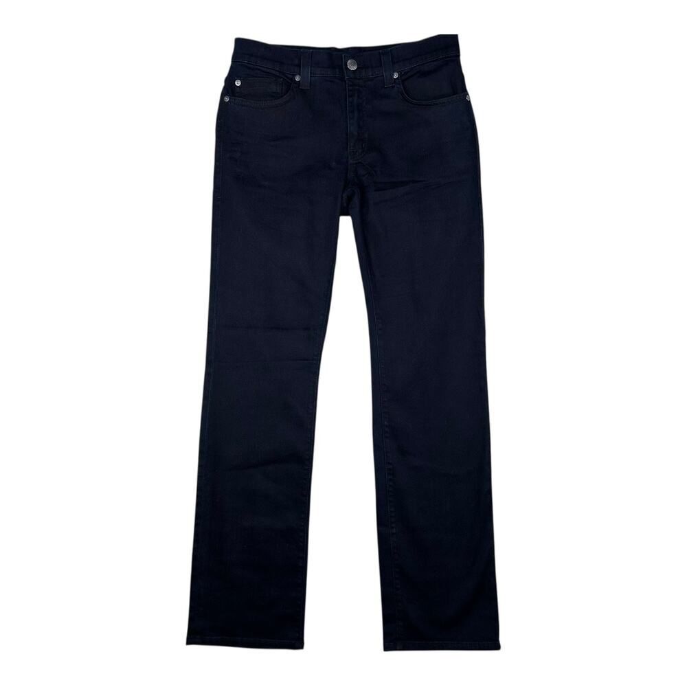 Fidelity Denim Straight Leg Jeans Men’s 31x34 Black Vintage Wash Premium Stretch
